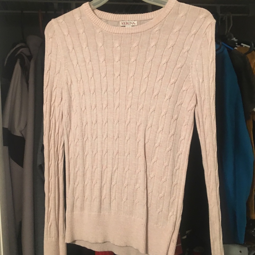 Pale pink sweater